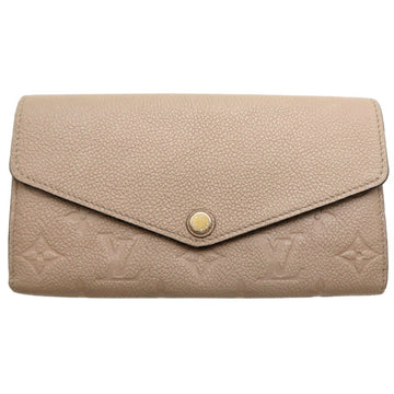 Louis Vuitton Sarah Beige Leather Wallet 