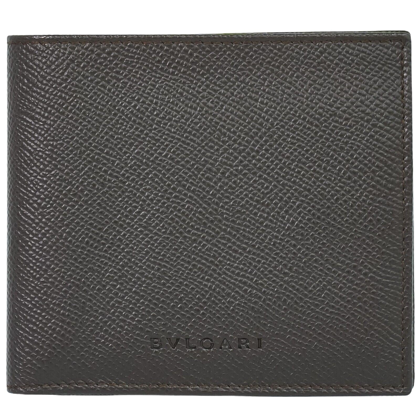 Bulgari Brown Leather Wallet 