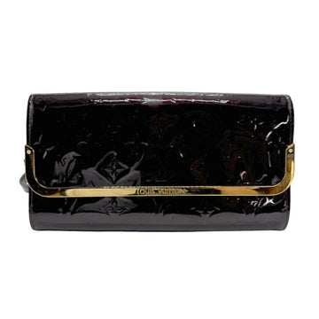 Louis Vuitton Rossmore Burgundy Patent Leather Clutch Bag