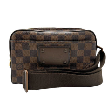 Louis Vuitton Brooklyn Brown Canvas Clutch Bag