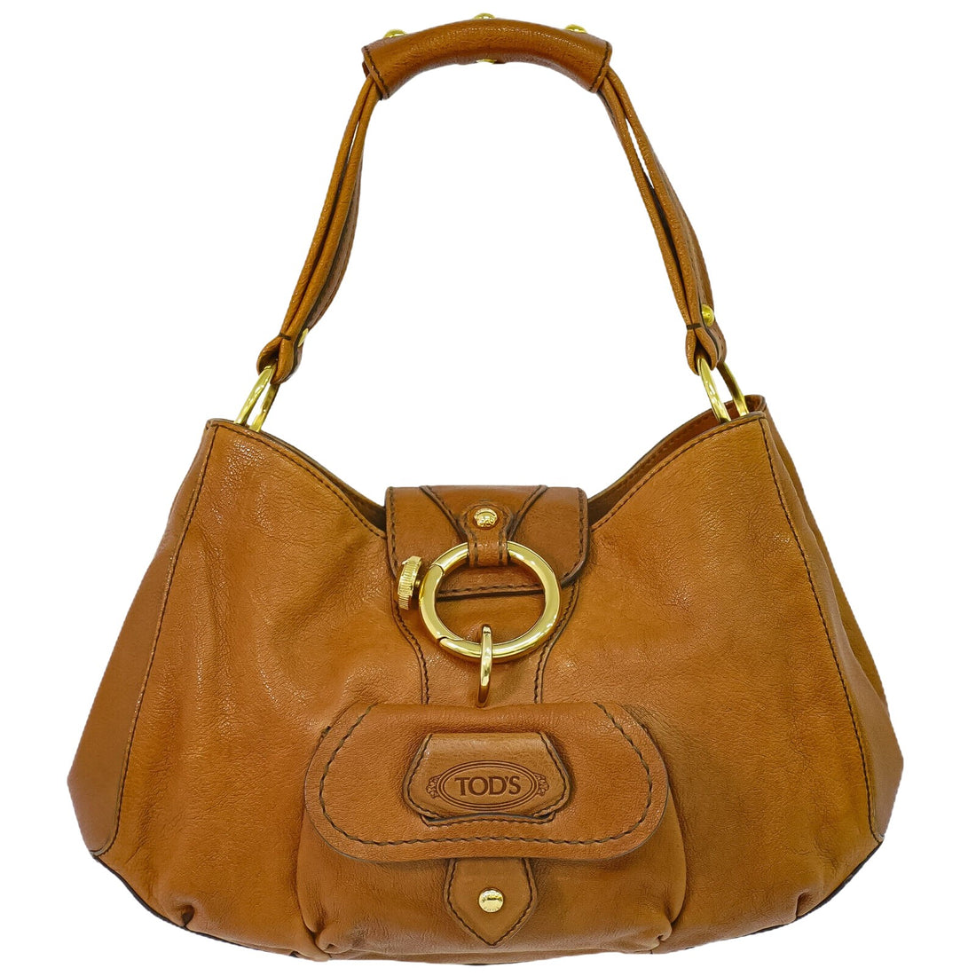 TOD'S Brown Leather Tote Bag