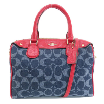 Coach Signature Blue Denim - Jeans Tote Bag