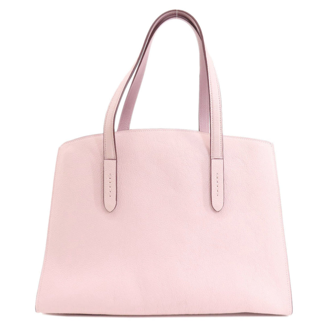 Coach Charlie Pink Leather Tote Bag