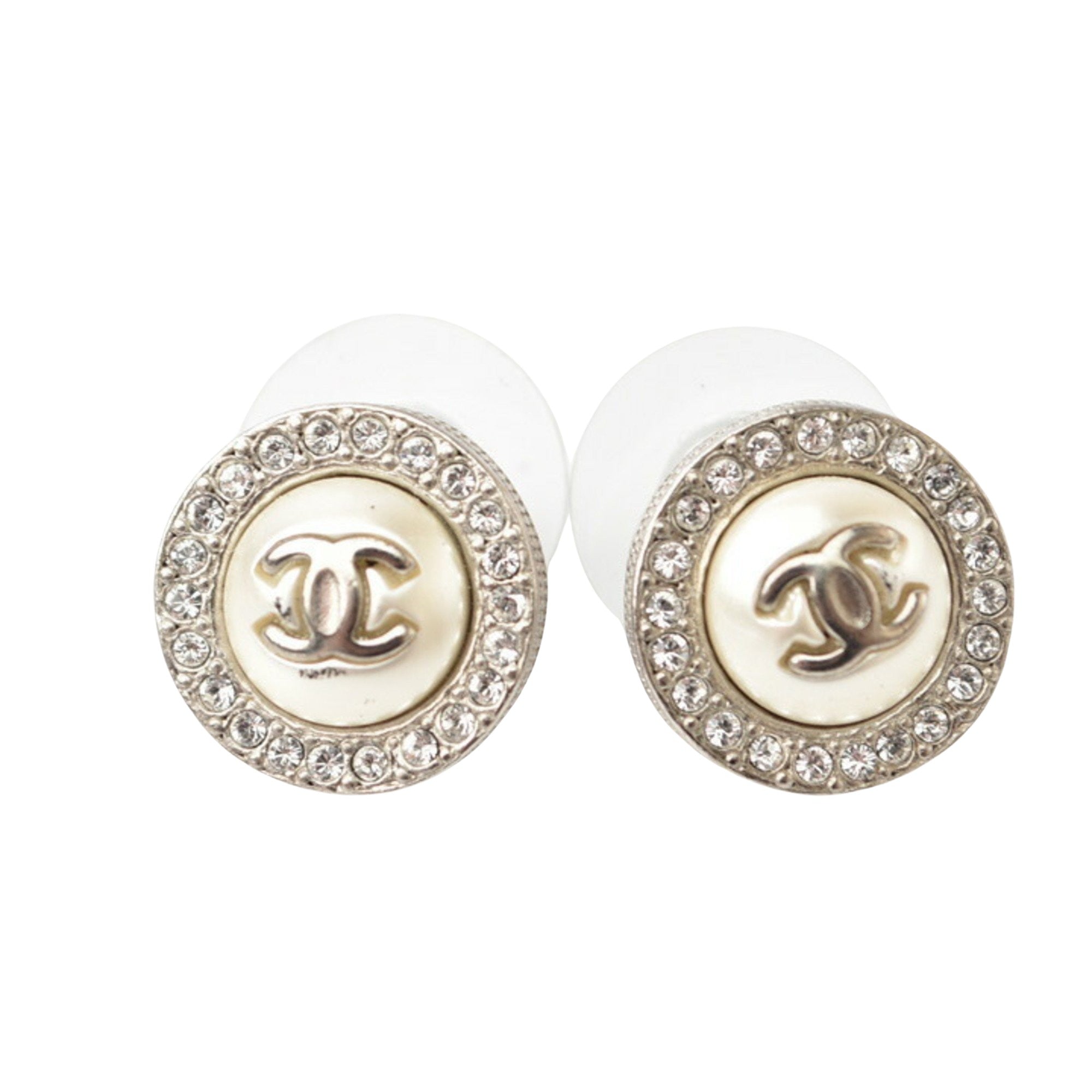 Chanel Coco Mark Silver Silver Earring 