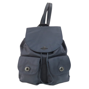 Coach Navy Synthetic Backpack Bag