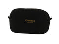 Chanel Black Fabric Clutch Bag