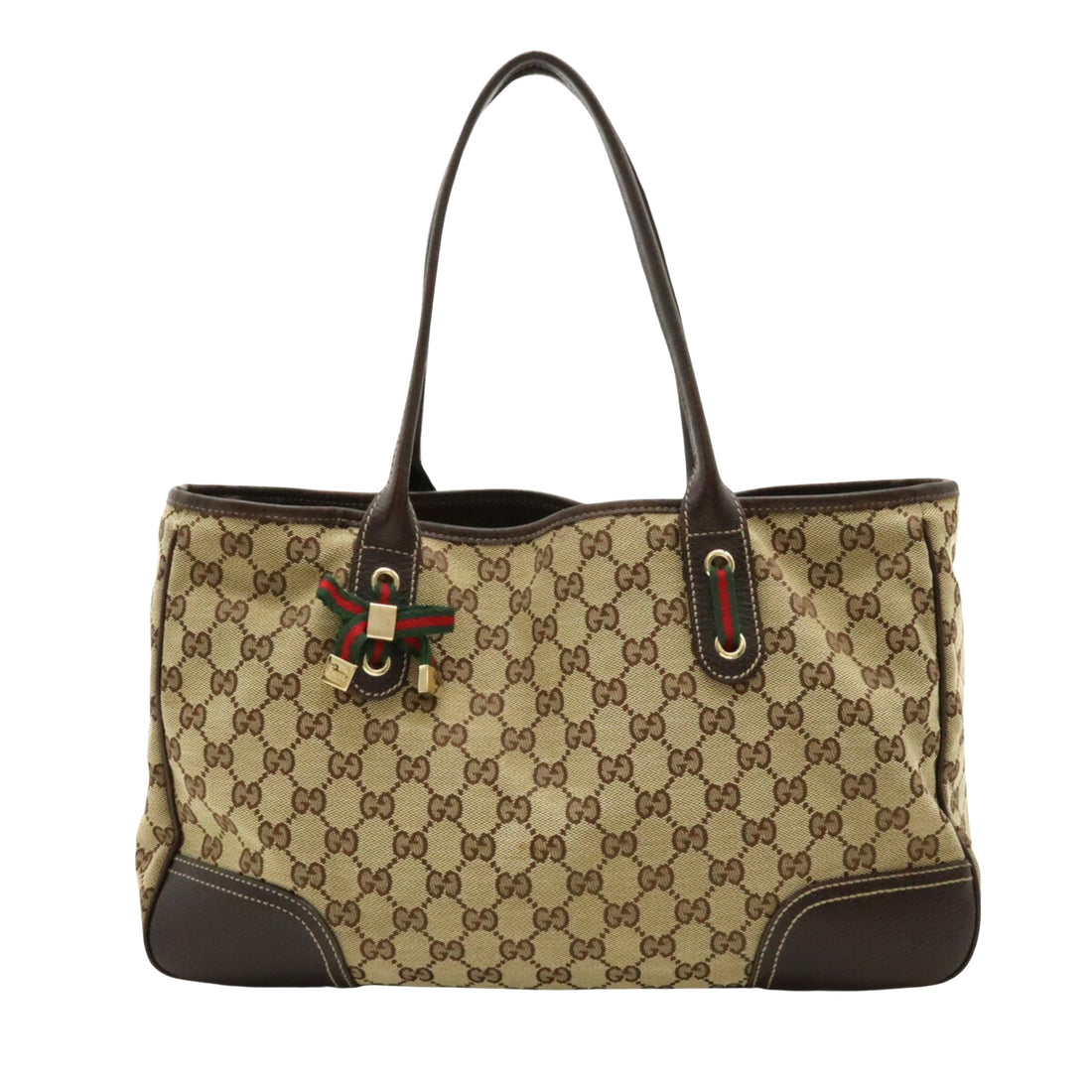 Gucci Princy Beige Canvas Tote Bag