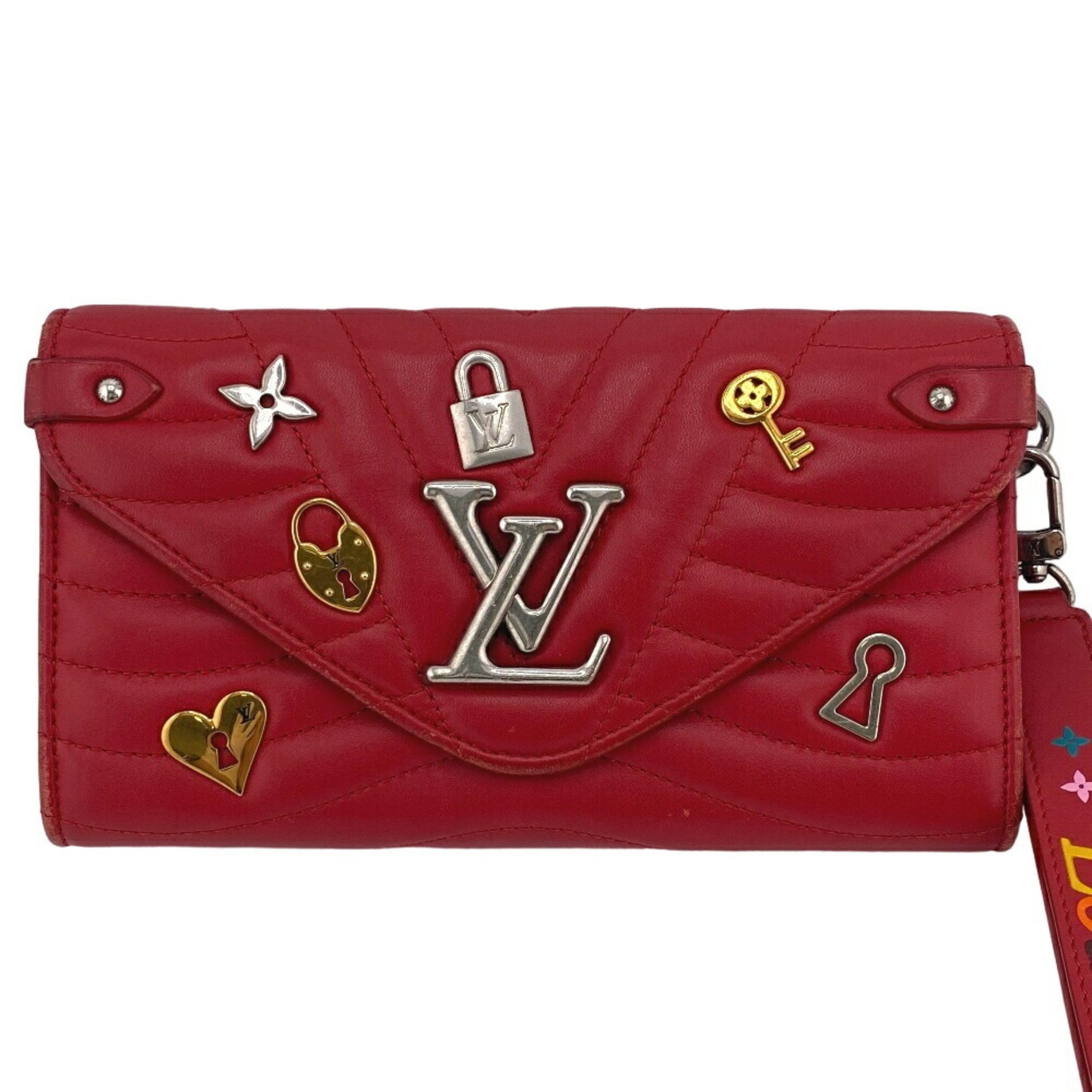 Louis Vuitton New wave Red Leather Wallet 