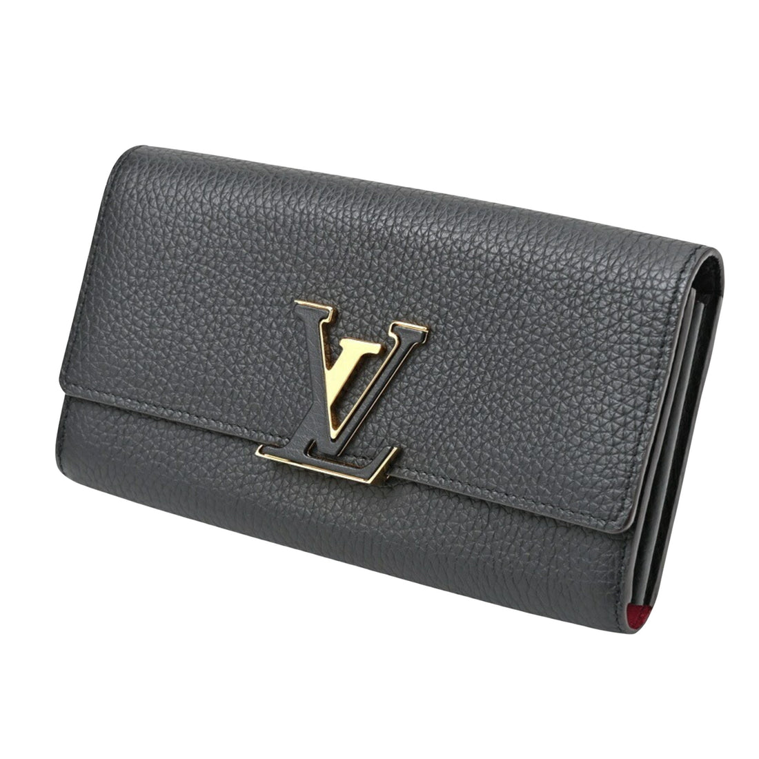 Louis Vuitton Black Leather Wallet 