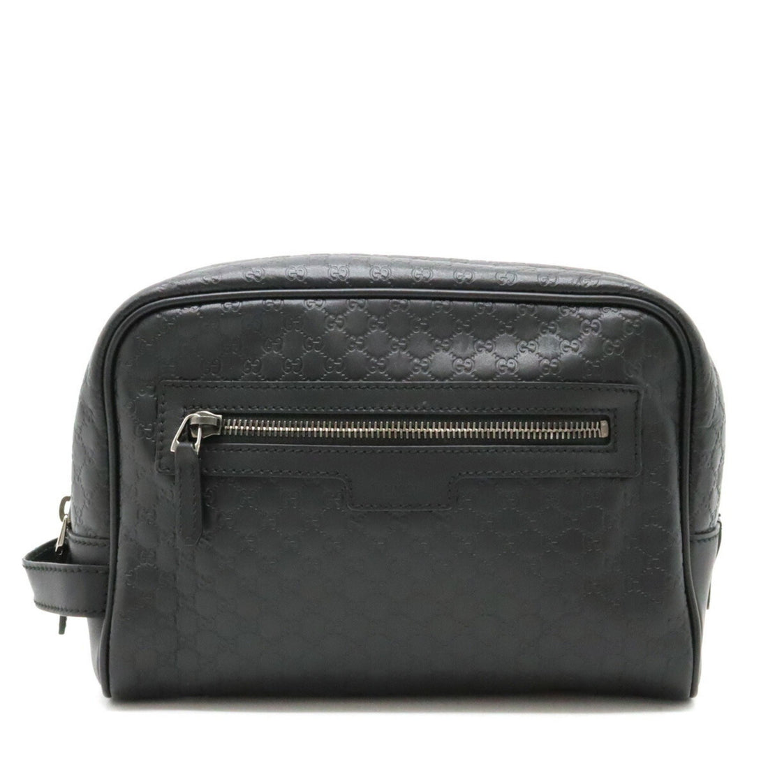 Gucci Guccissima Black Leather Clutch Bag