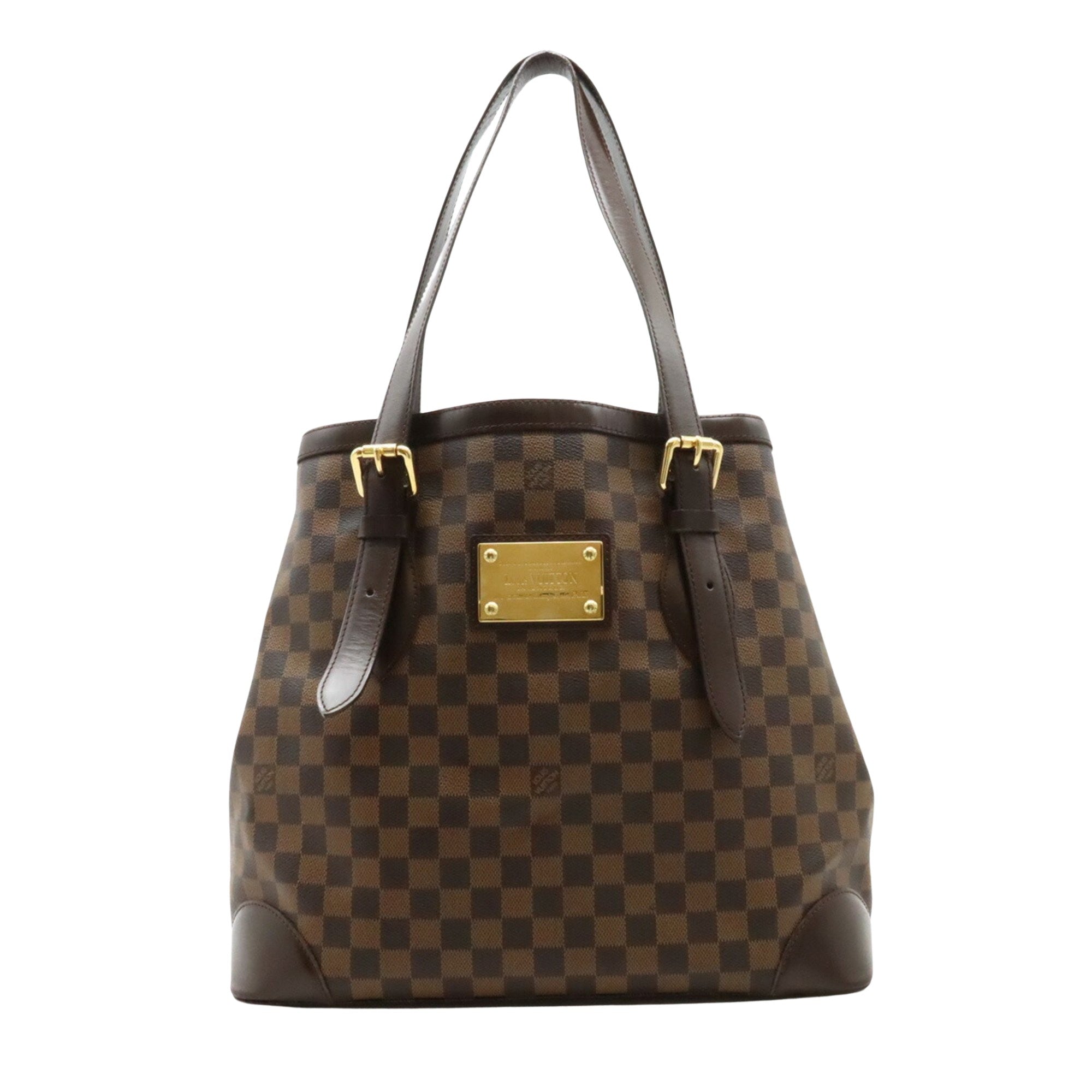 Louis Vuitton Hampstead Brown Canvas Tote Bag