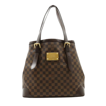 Louis Vuitton Hampstead Brown Canvas Tote Bag