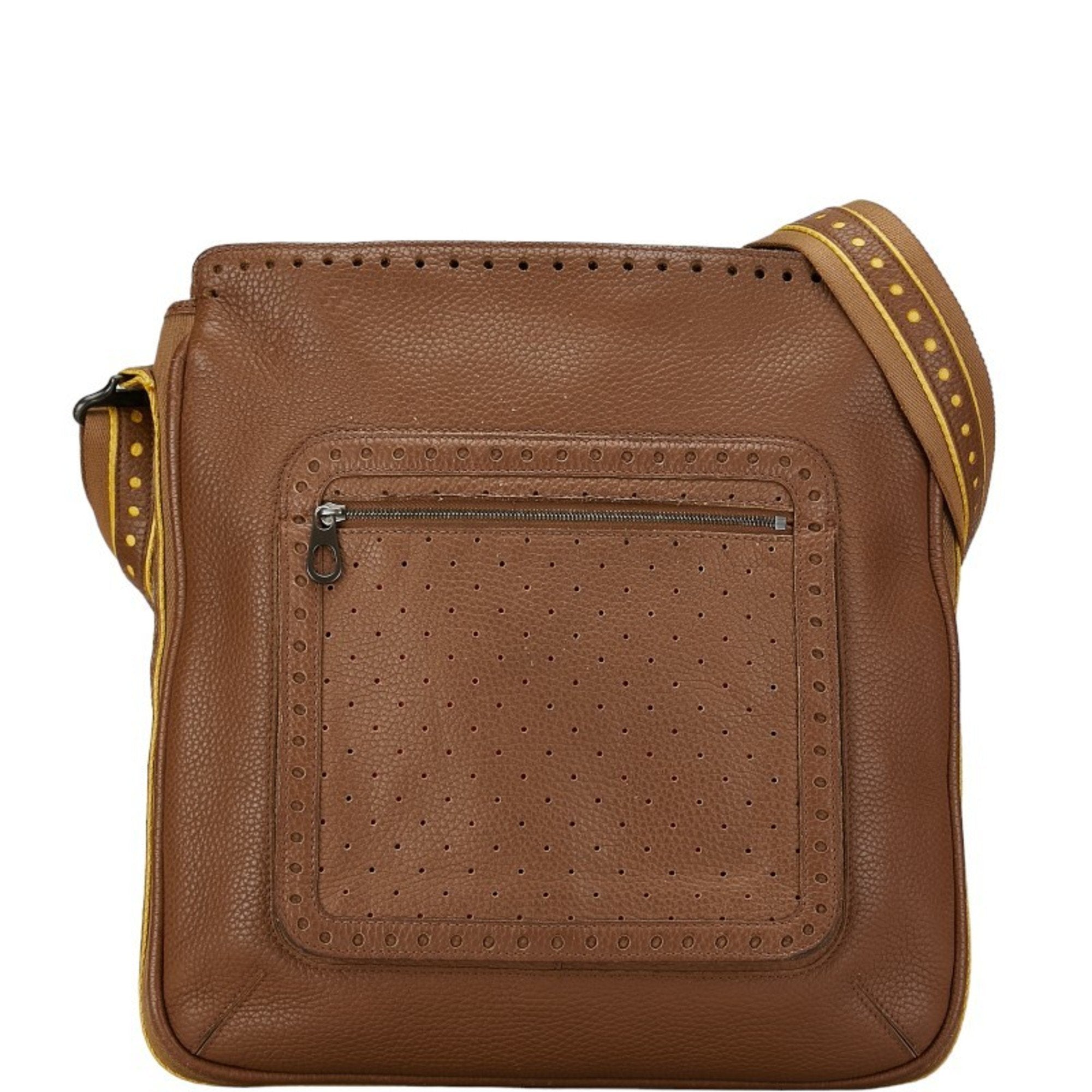 Bottega Veneta Brown Leather Shoulder Bag