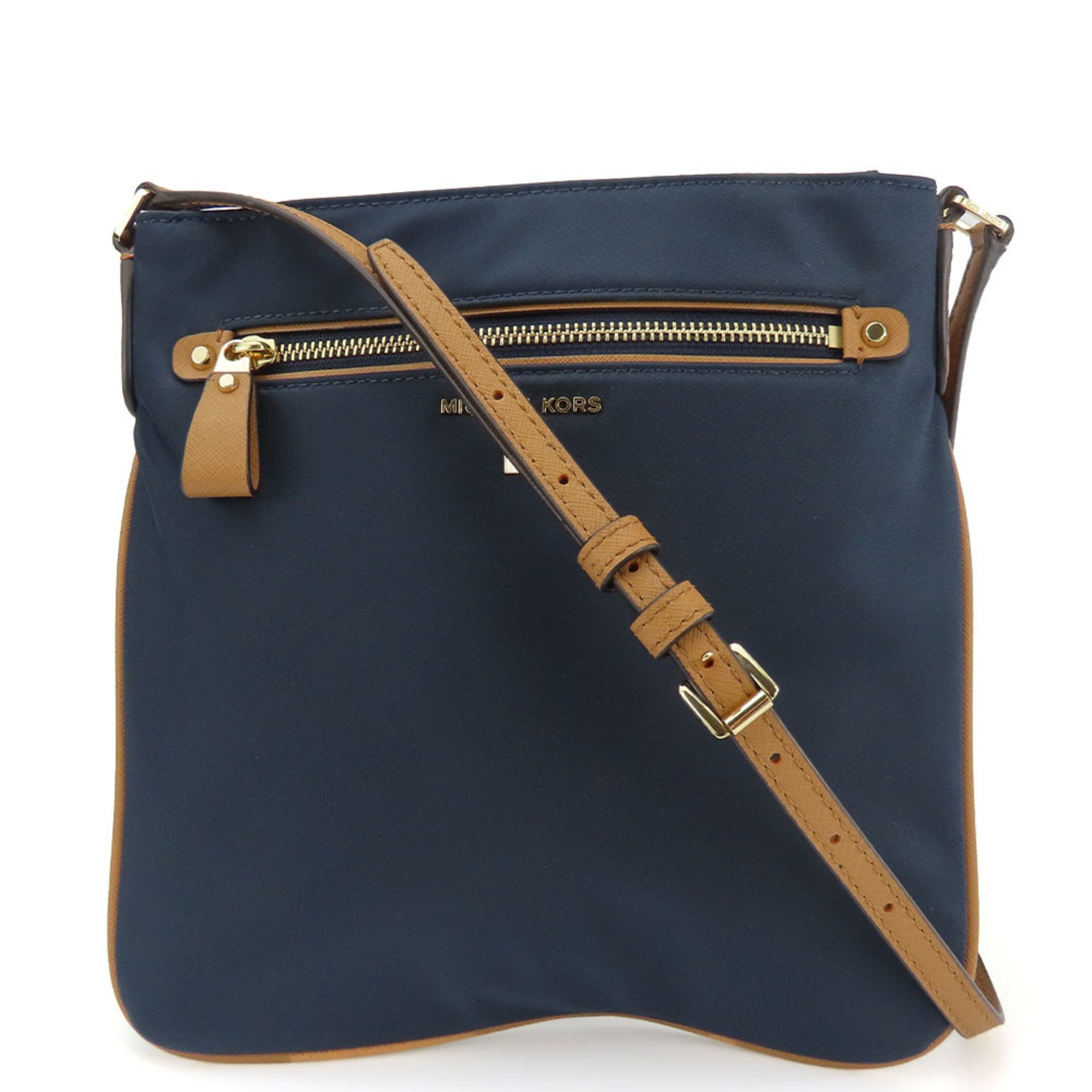 Michael Kors Navy Synthetic Shoulder Bag