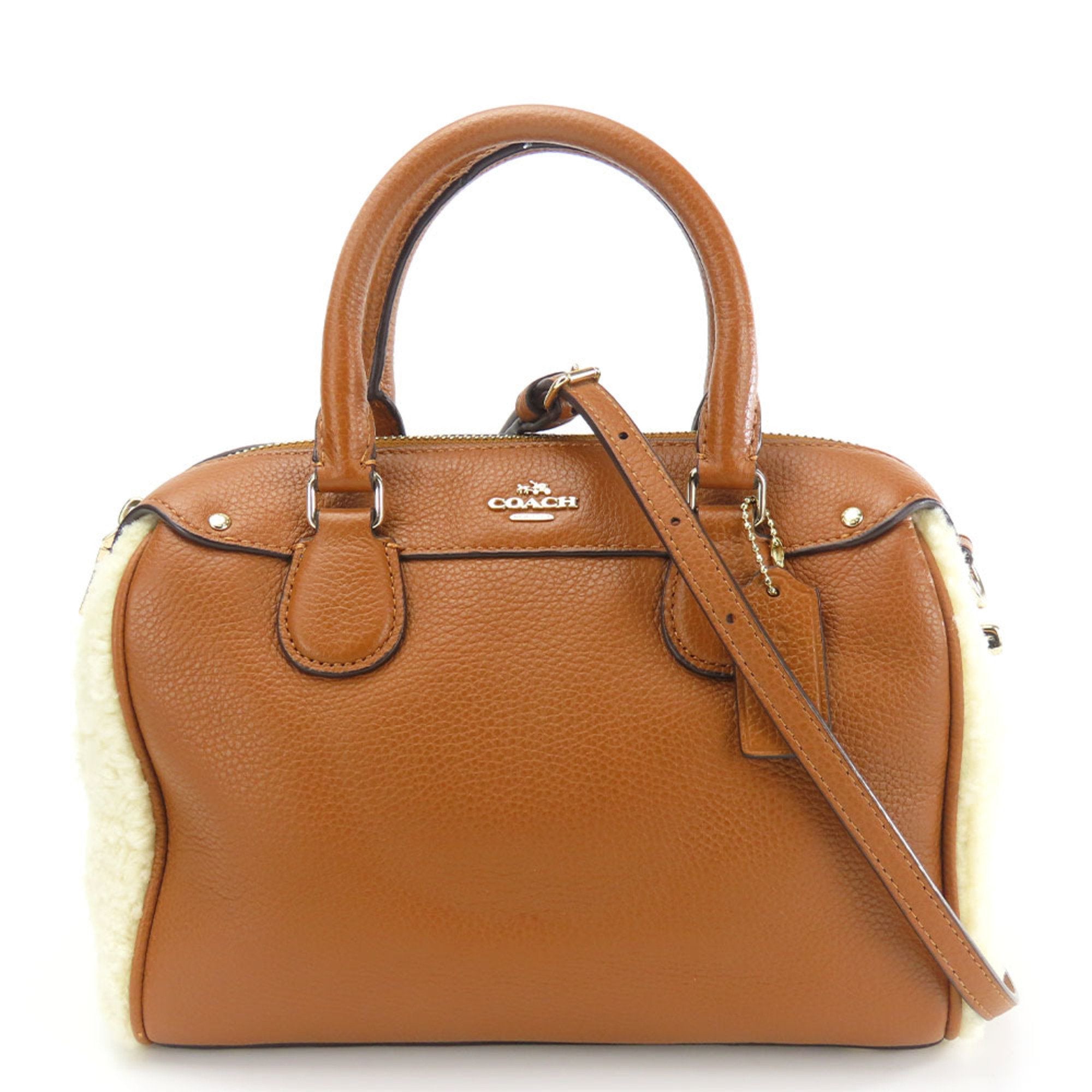 Coach Camel Leather Handbag 