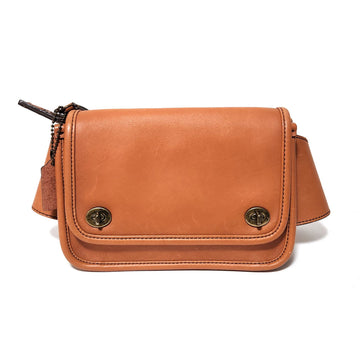 Coach Orange Leather Clutch Bag