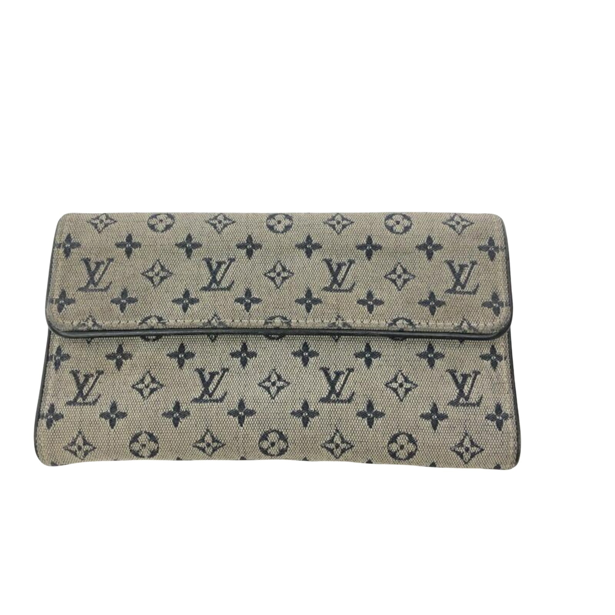 Louis Vuitton Porte tresor international Beige Canvas Wallet 