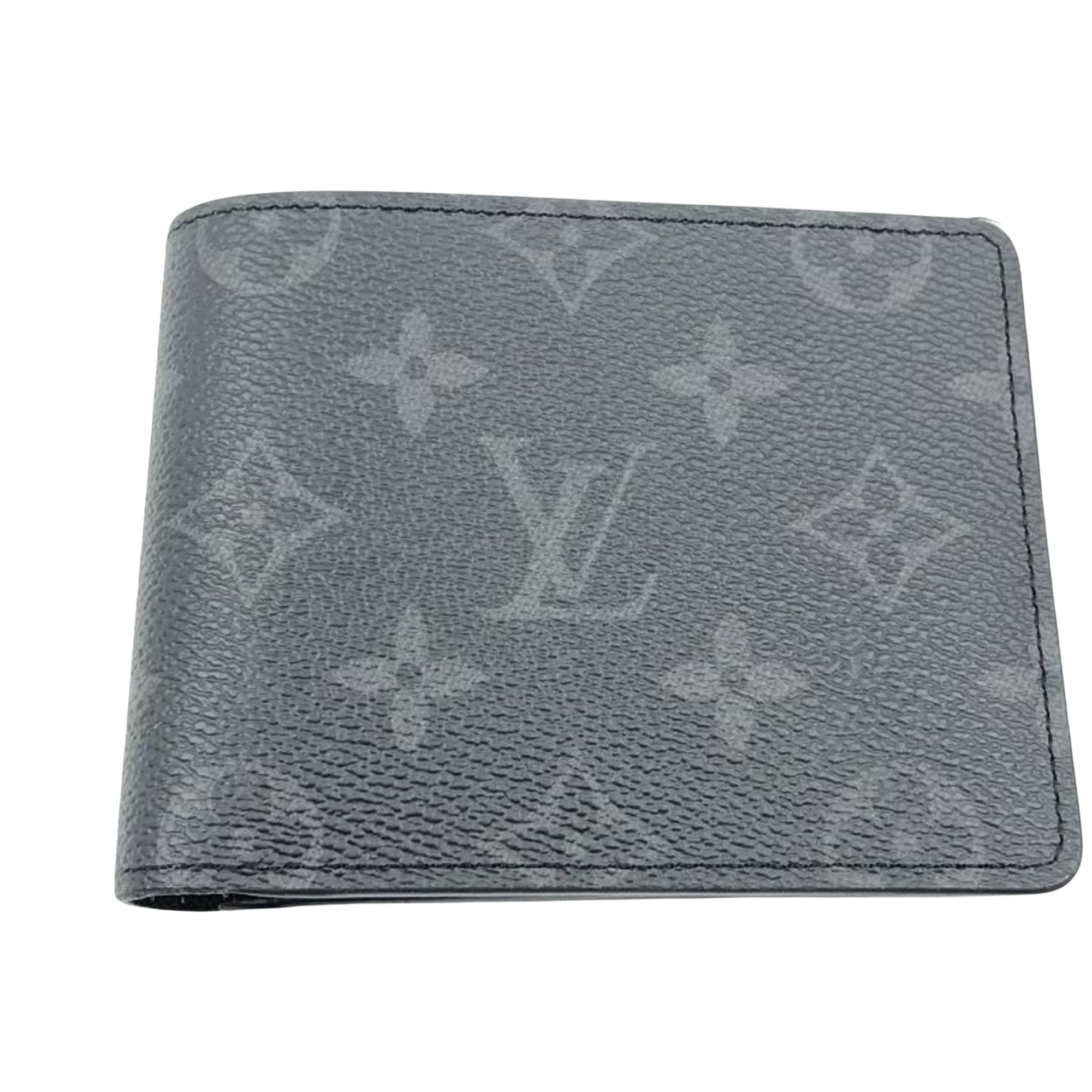 Louis Vuitton Portefeuille marco Black Canvas Wallet 