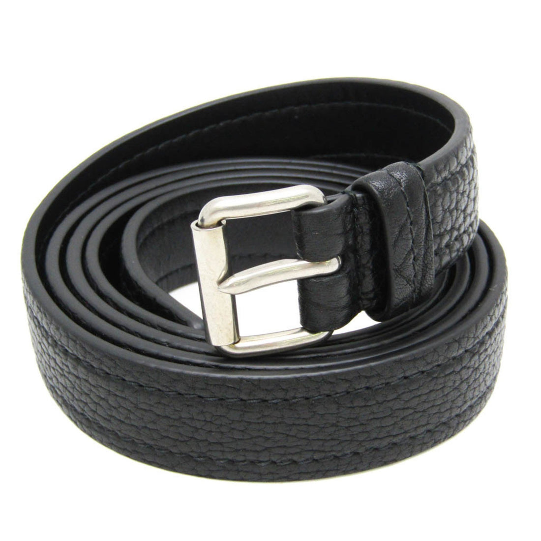 Prada Black Leather Belt 