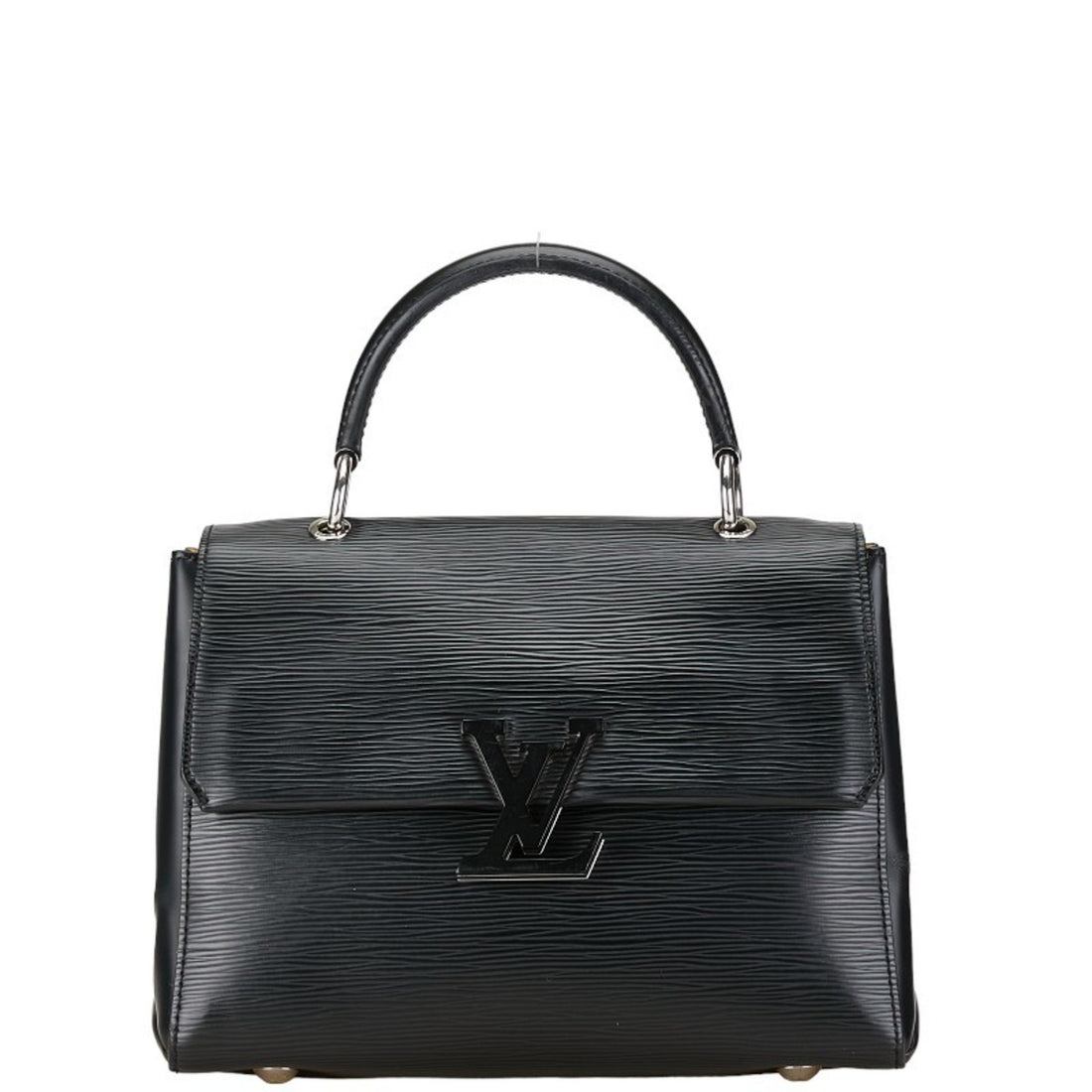 Louis Vuitton Grenelle Black Leather Handbag 