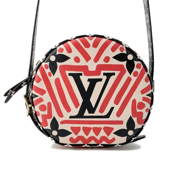 Louis Vuitton Boîte Chapeau Souple Red Canvas Shoulder Bag