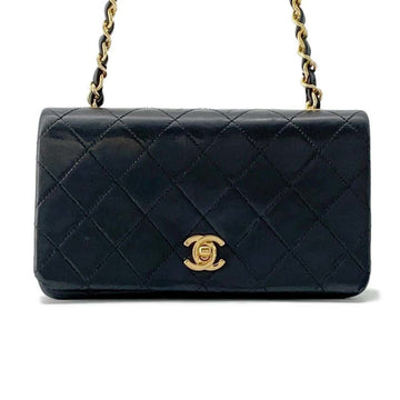 Chanel Mademoiselle Black Leather Shoulder Bag