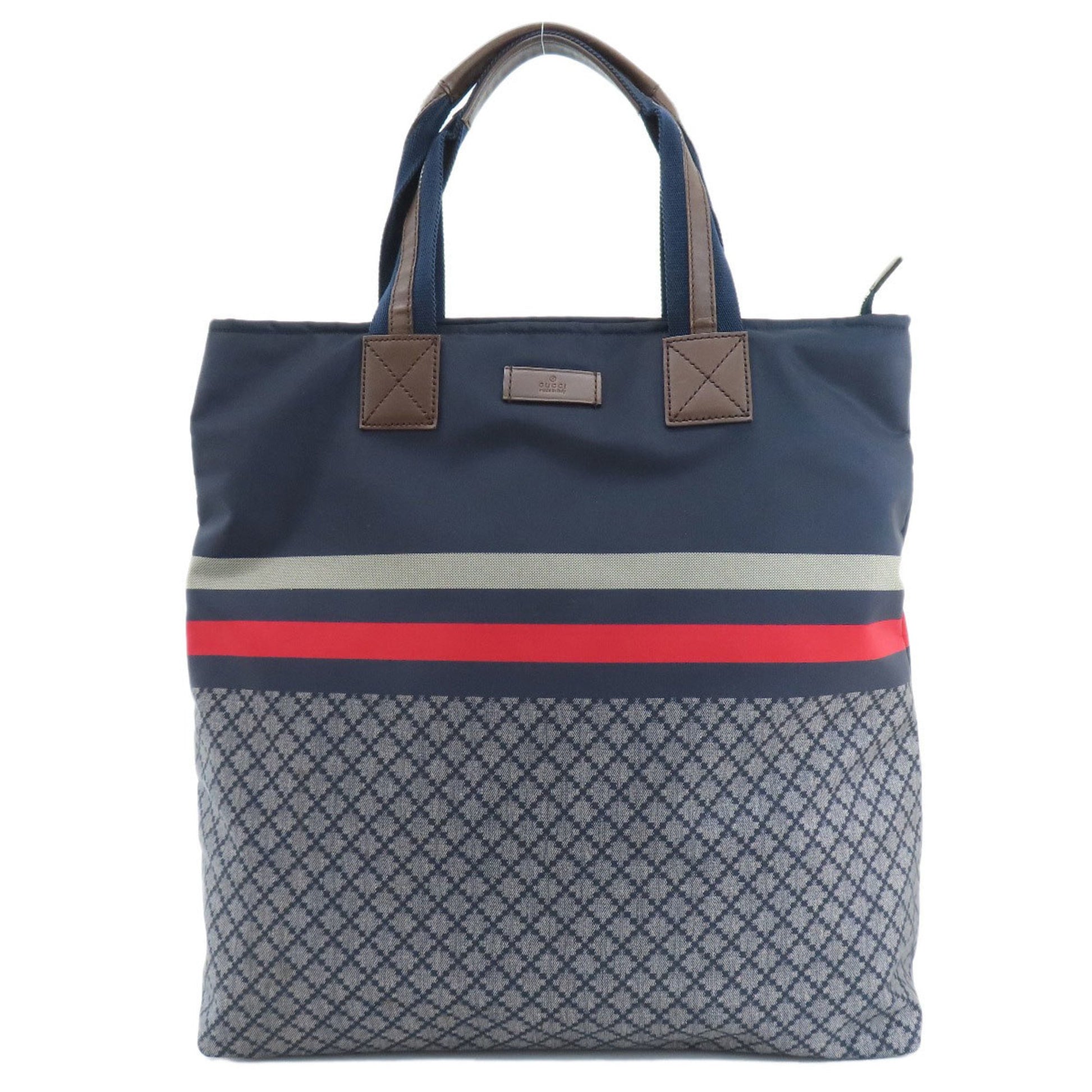 Gucci Diamante Navy Synthetic Tote Bag