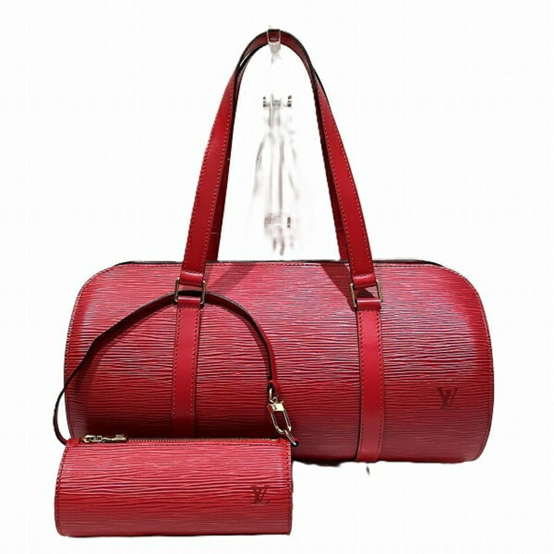 Louis Vuitton sufflot Red Leather Shoulder Bag