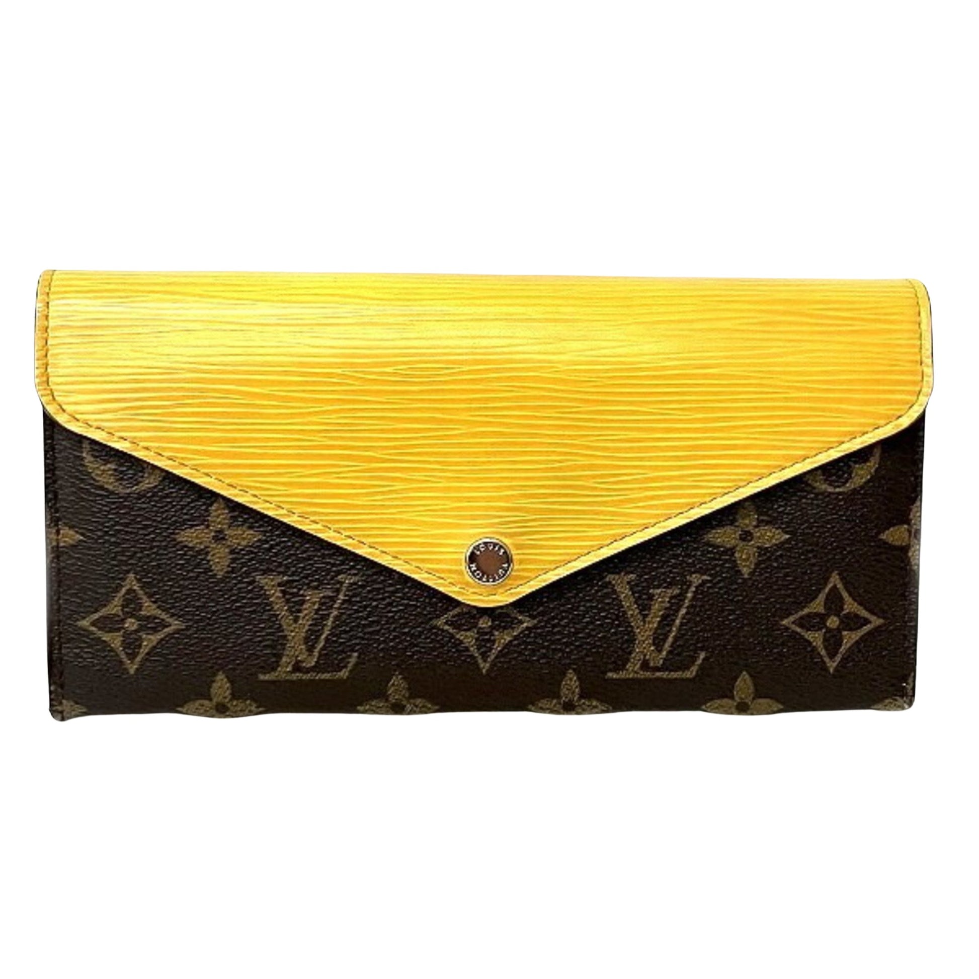 Louis Vuitton Portefeuille Marie Brown Canvas Wallet 