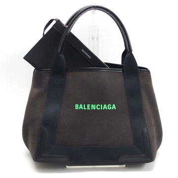 Balenciaga Brown Canvas Tote Bag