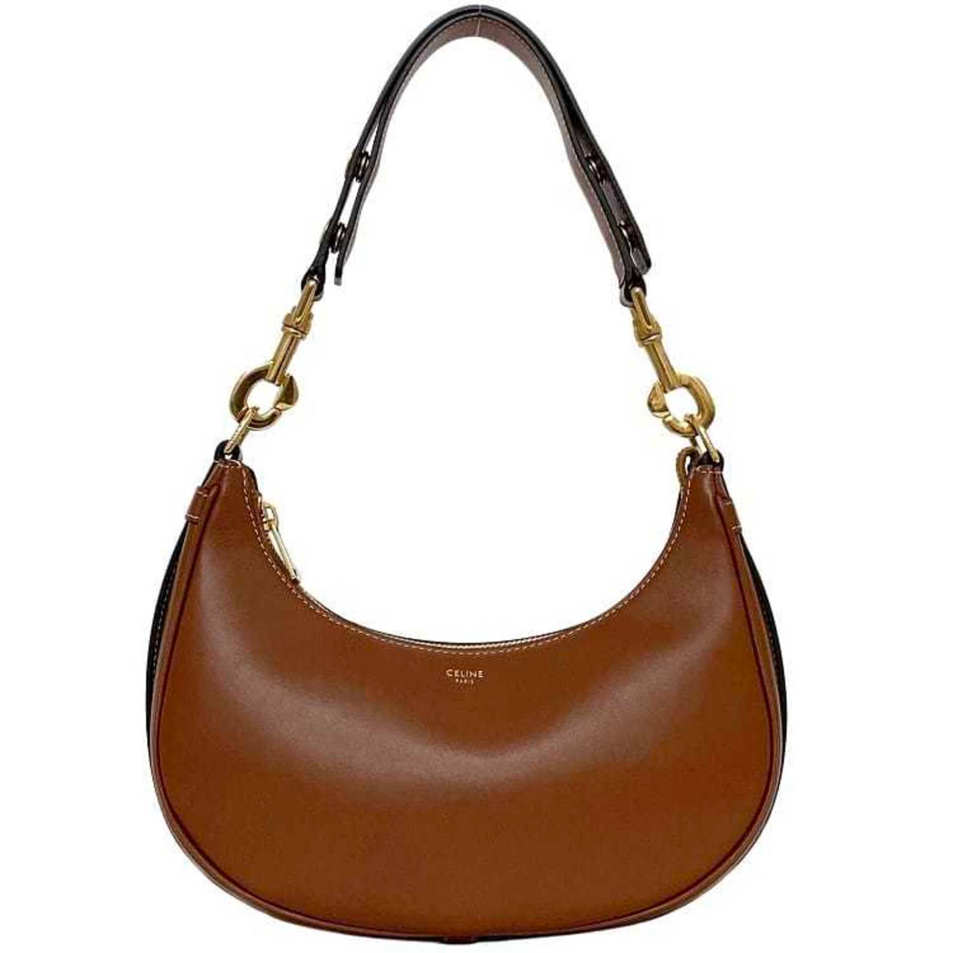 Céline Ava Brown Leather Handbag 