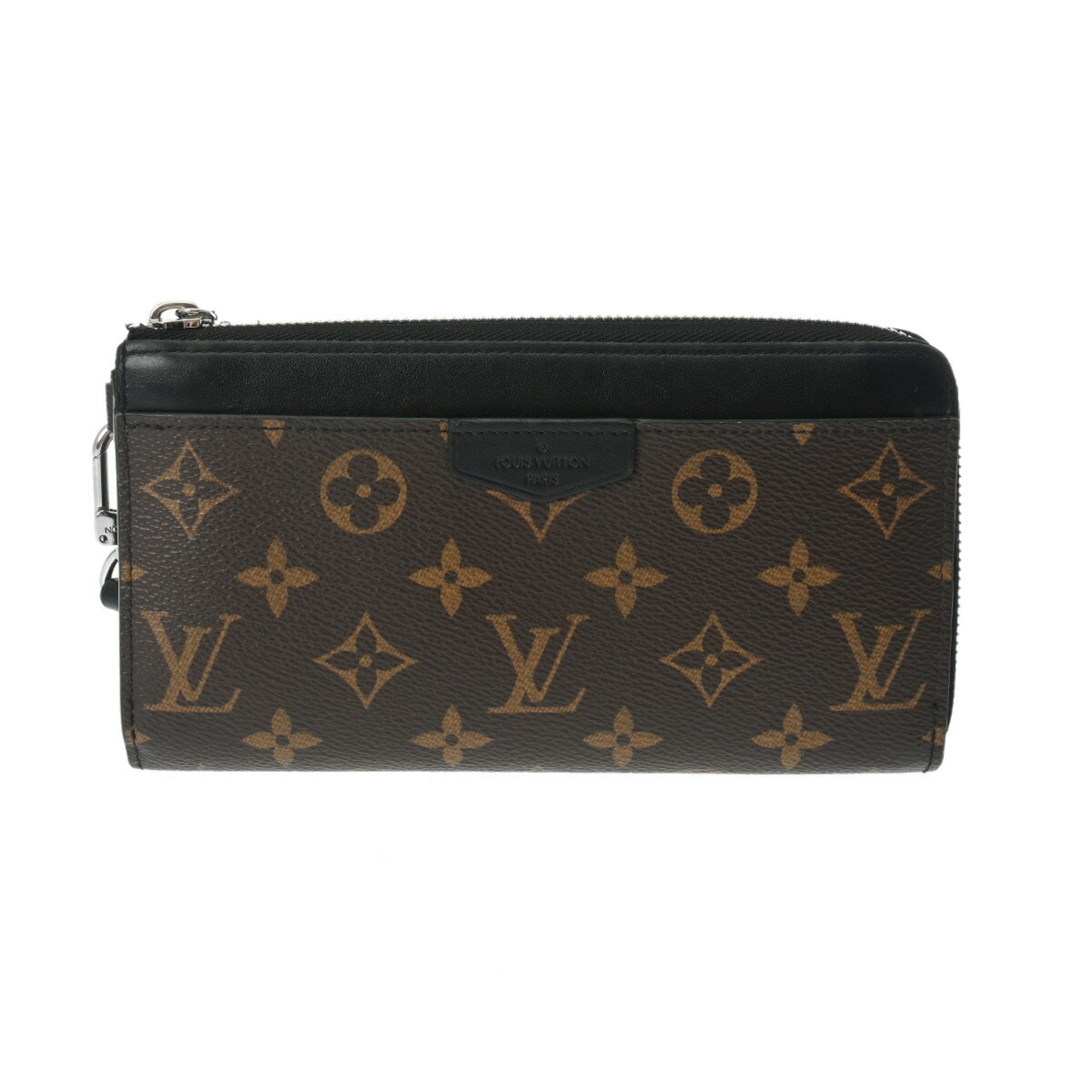 Louis Vuitton Zippy Dragonne Black Canvas Wallet 