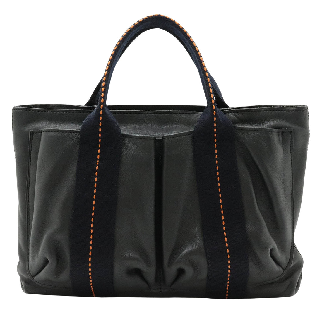 Hermès Caravan Black Leather Handbag 