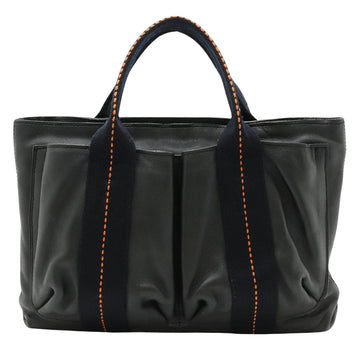 Hermès Caravan Black Leather Handbag 