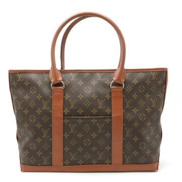 Louis Vuitton Sac Weekend Brown Canvas Tote Bag