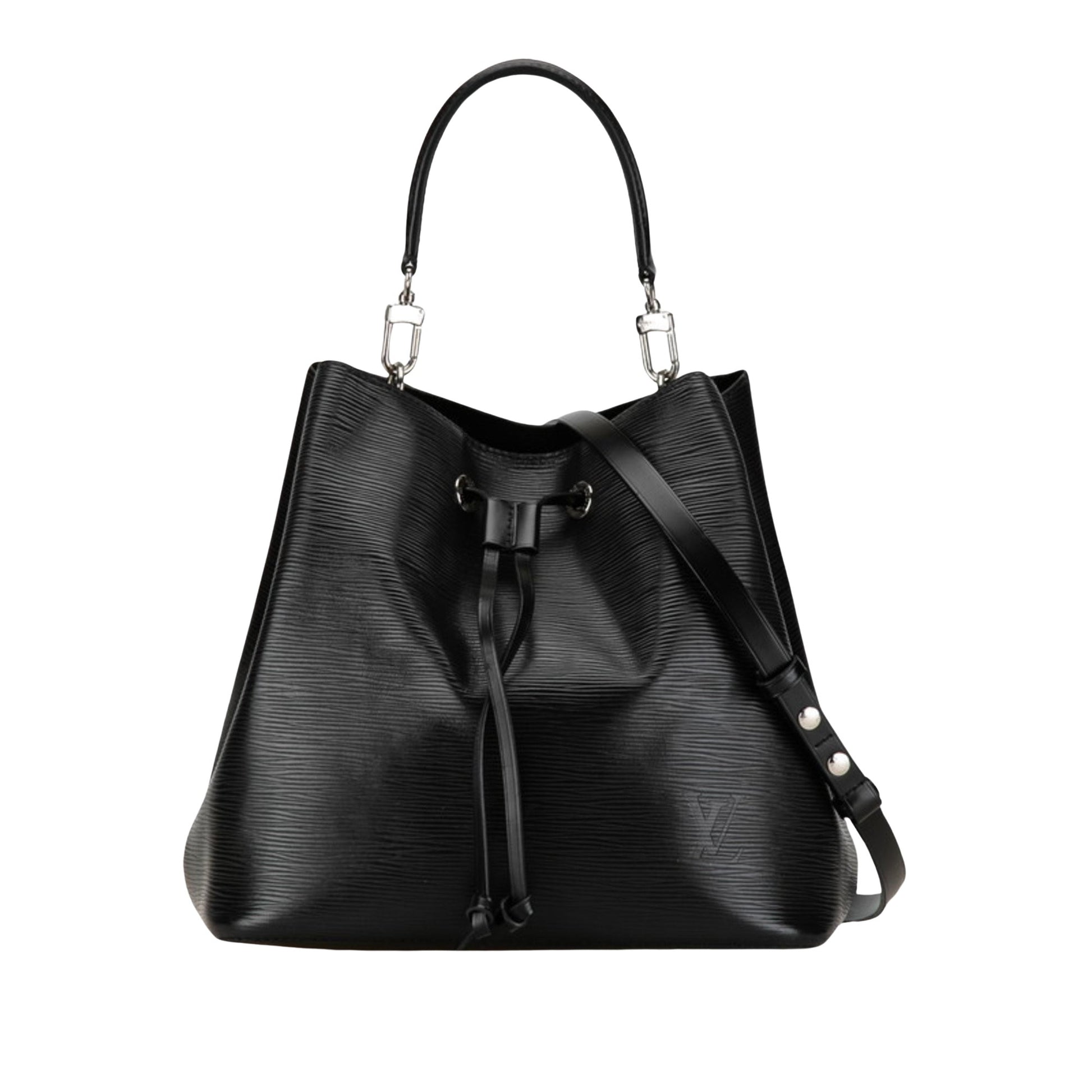 Louis Vuitton NéoNoé Black Leather Shoulder Bag