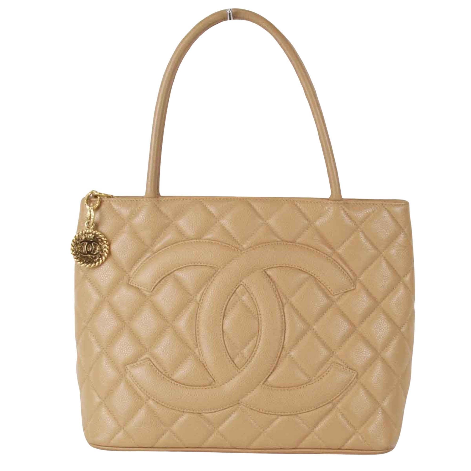 Chanel Medaillon Brown Leather Tote Bag