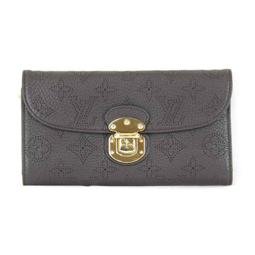 Louis Vuitton Portefeuille Amelia Black Leather Wallet 