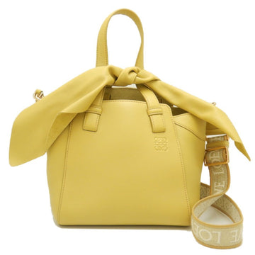 Loewe Hammock Yellow Leather Handbag 