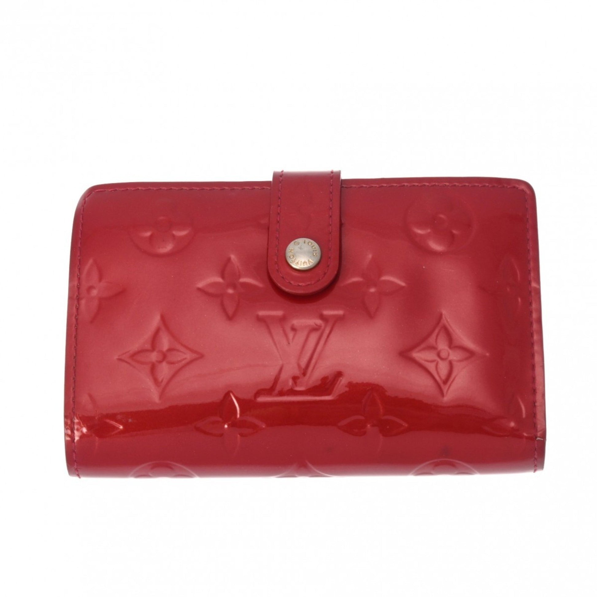 Louis Vuitton Portefeuille viennois Red Leather Wallet 