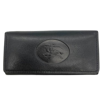 Burberry Nova Check Black Leather Wallet 