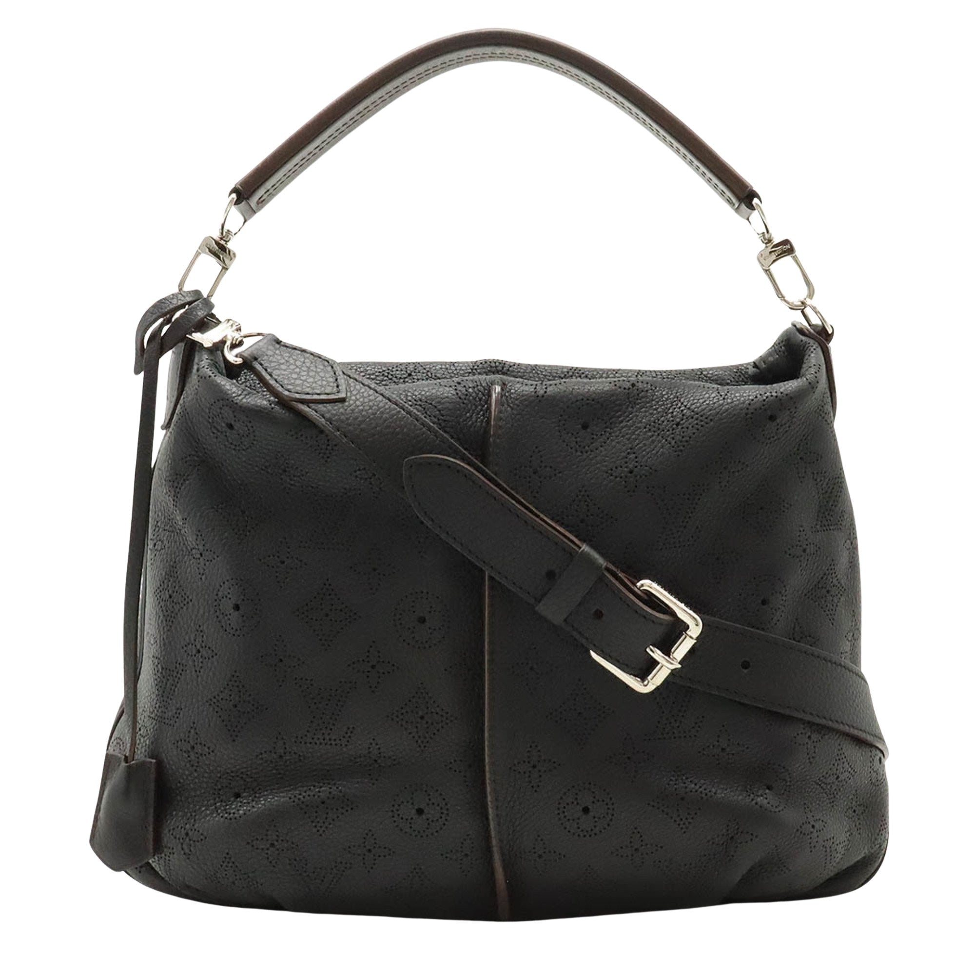 Louis Vuitton Selene Black Leather Shoulder Bag