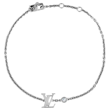 Louis Vuitton Idylle Blossom Silver White Gold Bracelet 