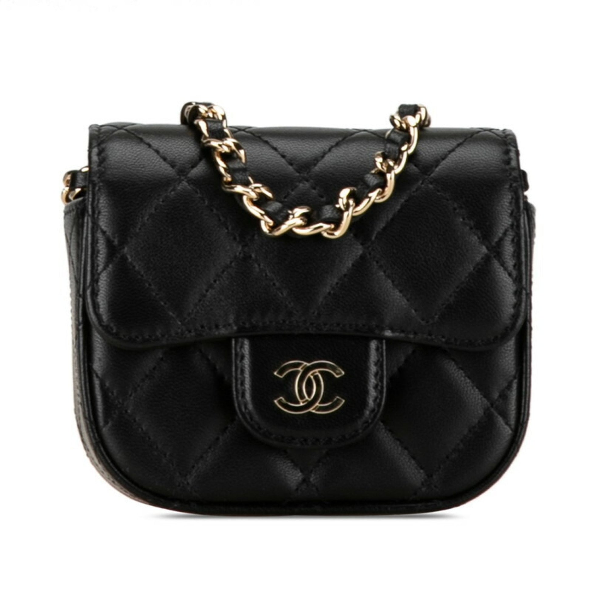 Chanel Timeless Black Leather Shoulder Bag