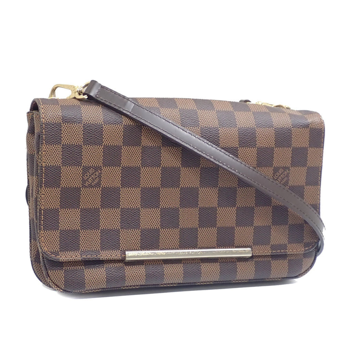 Louis Vuitton Houston Brown Canvas Shoulder Bag