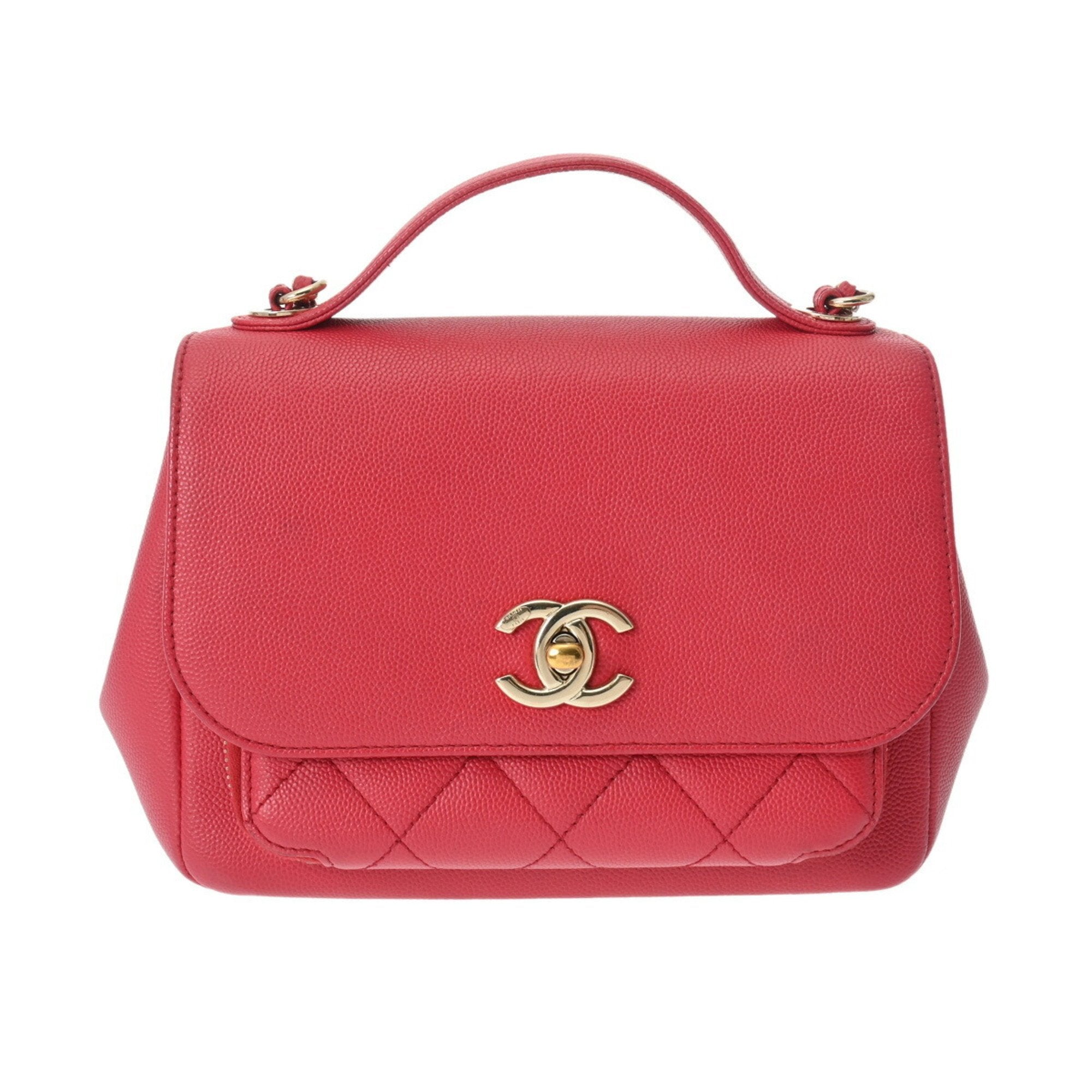 Chanel Coco Handle Pink Leather Shoulder Bag