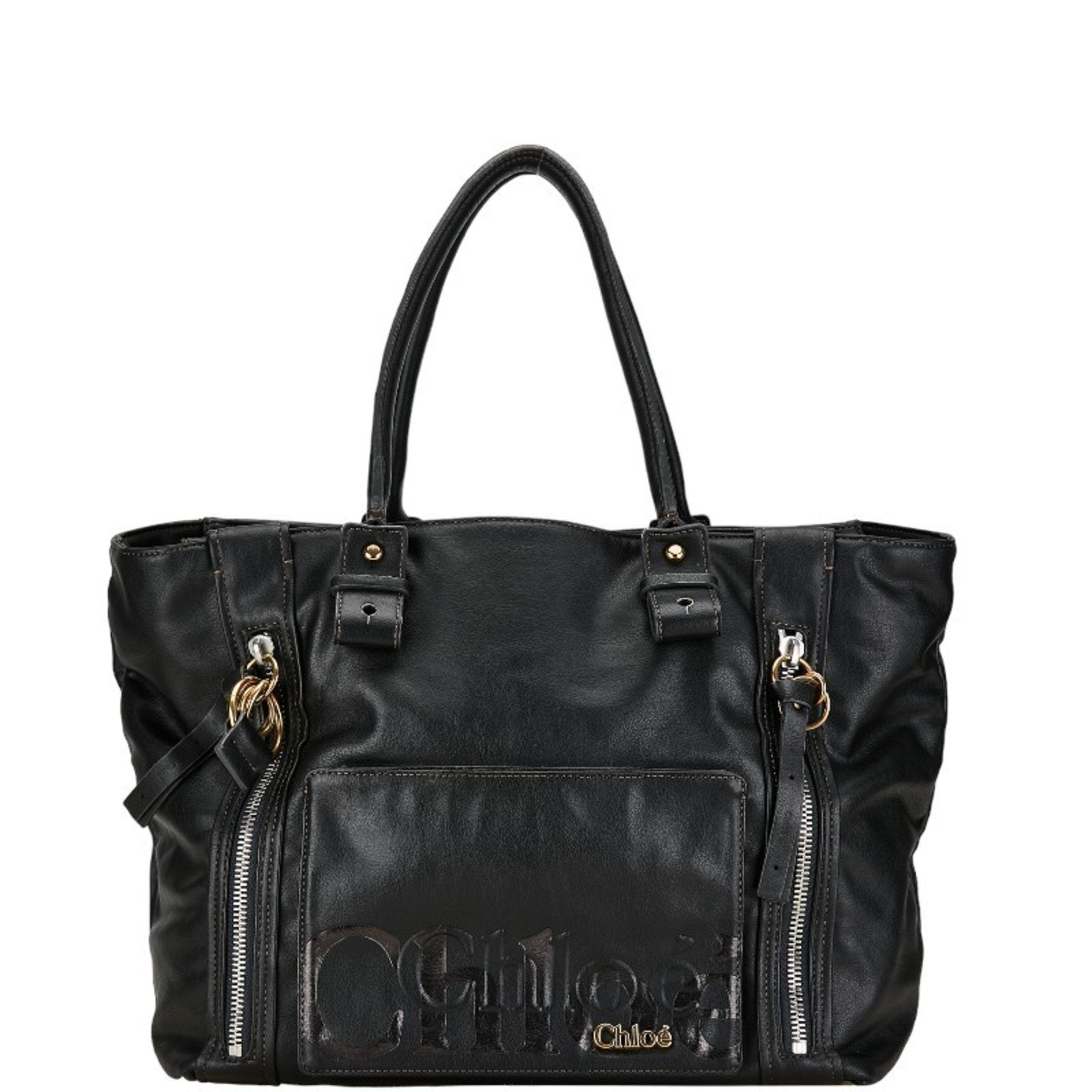 Chloé Eclipse Black Leather Tote Bag