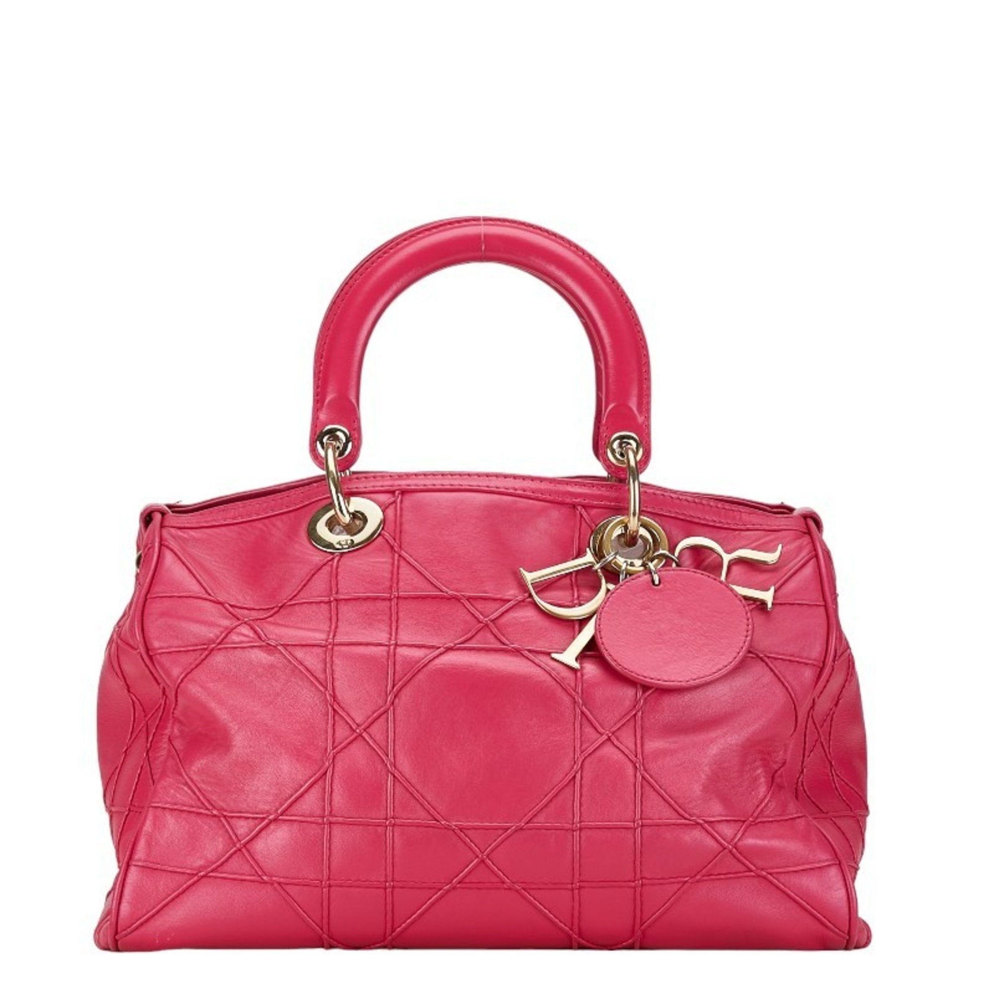 Dior Granville Pink Leather Handbag 