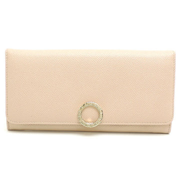 Bulgari Beige Leather Wallet 