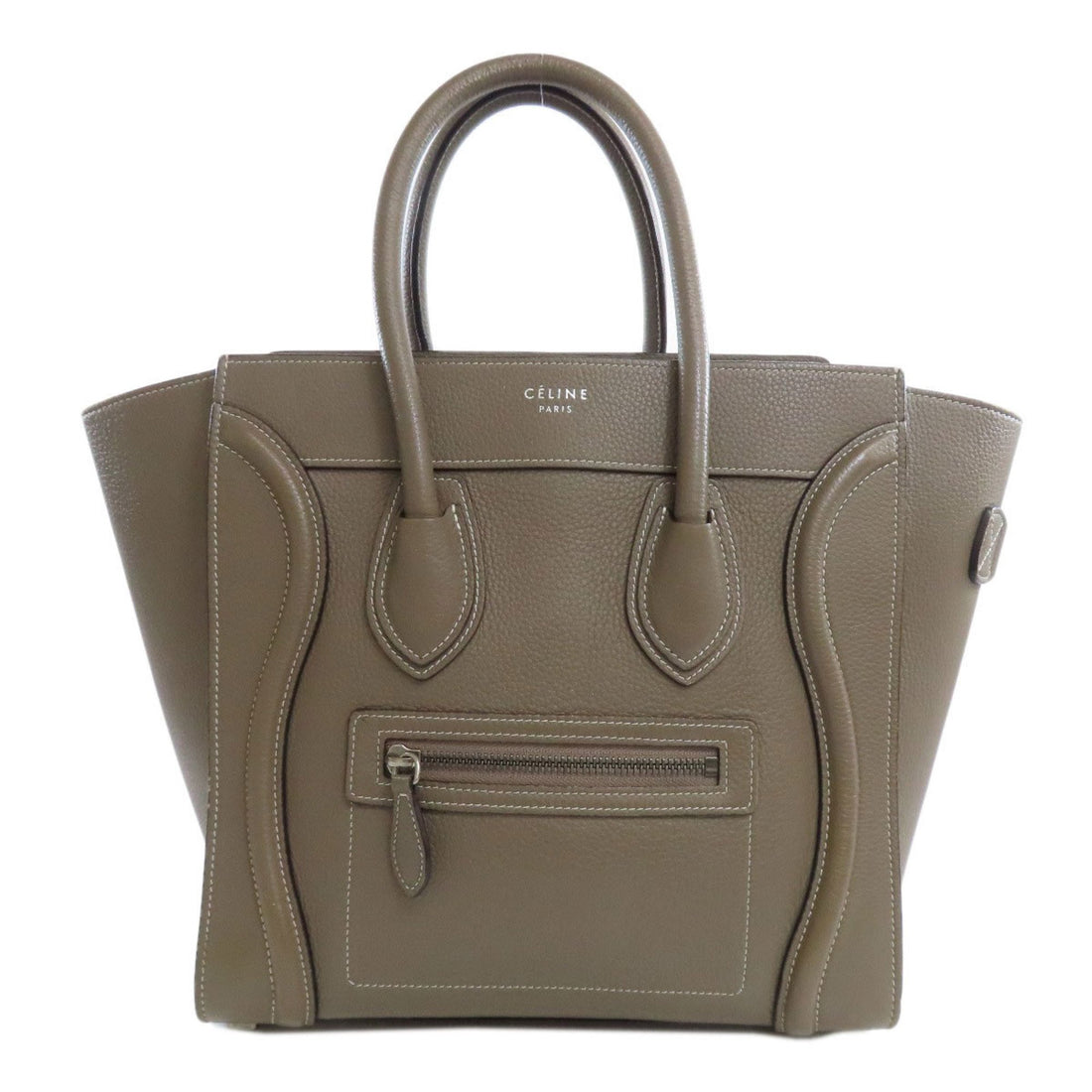 Céline Luggage Brown Pony-Style Calfskin Tote Bag